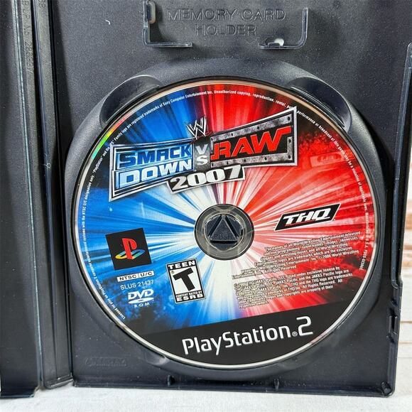 WWE SmackDown vs. Raw 2007 PS2 Game Sports Fighting Multiplayer 2006 - Picture 3 of 4
